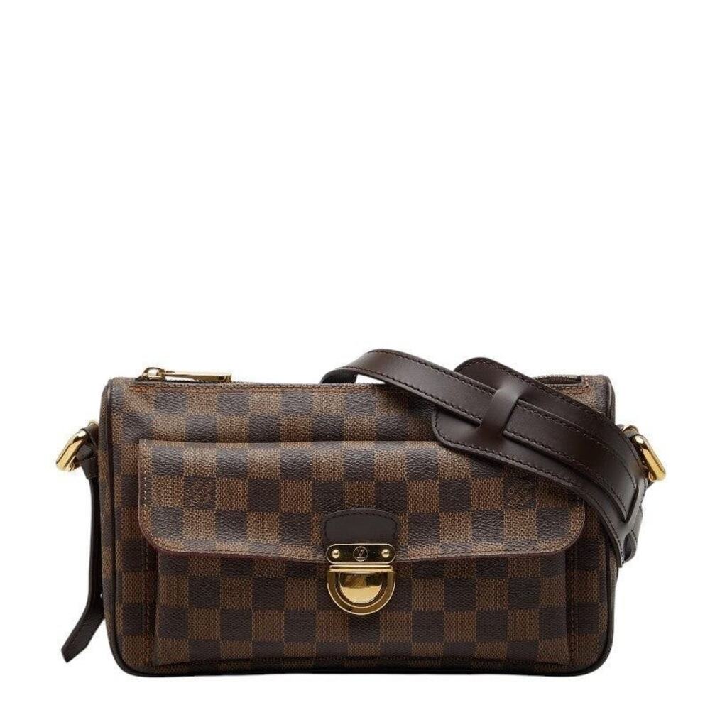 Louis Vuitton Damier Ebene Ravello PM Shoulder Bag Brown